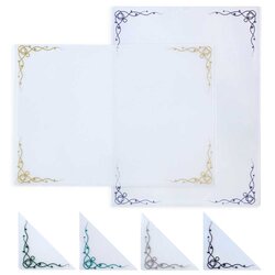 Certification Holder A4 Frame Printed Vine Pattern