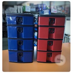 ลิ้นชัก A5 4ชั้น สีเข้ม