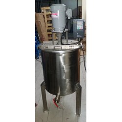 เครื่องผสมของเหลว น้ำจิ้ม แชมพู สารเคมี 250ลิตร ระบบปรับความเร็วรอบได้ เครื่องกวนเจลล้างมือแอลกอฮอลล์