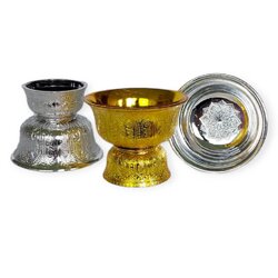 พานรัฐธรรมนูญ 12 ซม.ทอง(1*6)เพชร