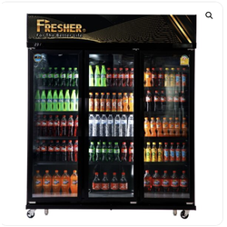 ตู้แช่มินิมาร์ท 3 ประตู ขนาด 1130 L (40.0 Q) Fresher ระบบระเหยน้ำในตัว ตู้แช่มินิมาร์ท FR-3DBV9(40.0Q)