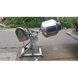 เครื่องคั่วพริก ถั่ว งา โอ่งคั่วพริก ขนาด 20"x22" ขาสแตนเลส เครื่องผสมยา เครื่องคลุกผสม