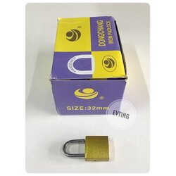 กุญแจ 32 ทองชุบ สั้น