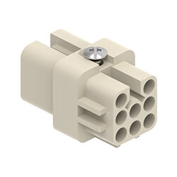 ILME รุ่น CDF 07 Female Insert heavy duty connector 7Pole 10A 250V size 21.21