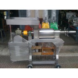 เครื่องคั้นกะทิ 6น็อต 3HP คั้นน้ำผลไม้ แบบจรวด สแตนเลส ทั้งตัว