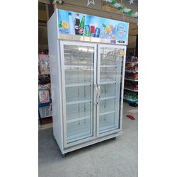 ตู้แช่เครืองดื่ม แช่ผัก แช่ผลไม้ 2 ประตู Siam intercool ขนาด 780ลิตร สีขาว ML1200ST