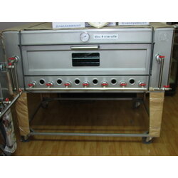 เตาอบแก๊ส 2 ชั้น 4 ถาด แก๊ส 7 หัวข้างล่าง BP กลัวยน้ำไท