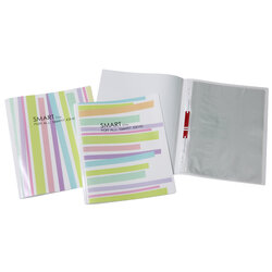 Printed Report Covers with 2-Prong Fasteners Smart File Pattern