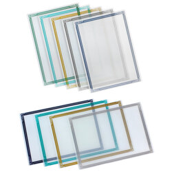 Certification Holder A4 Frame Printed Flower Pattern