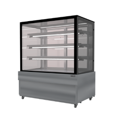 ตู้โชว์เค้ก กระจกเหลี่ยม ขนาด 120 ซ.ม. SANDEN SKS-1207Z