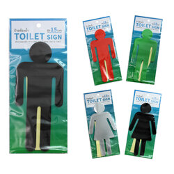 ป้ายพลาสติก ป้ายห้องน้ำ สูง 15 ซม.