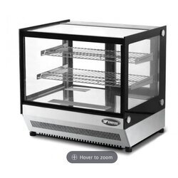 ตู้โชว์เค้ก ขนาด 90 ซม ตั้งโต๊ะ ทรงสี่เหลี่ยม แบบ 2 ชั้น