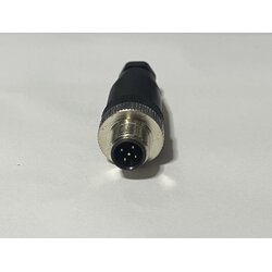 5 pins male M12 cable connector IP67, type B-Code