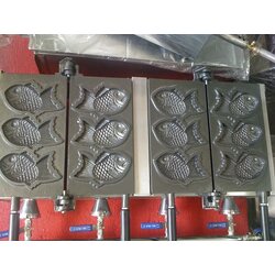 เตาพิมพ์ขนมไทยากิ ขนมแพนเค้กญี่ปุ่น รูปปลา ขนมไข่ ญี่ปุ่น รูปปลา แก็ส