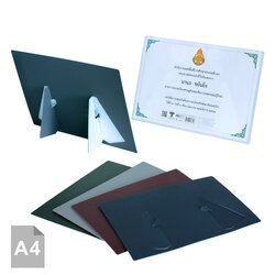 Certification Holder with Front Cover and Stand JL-418