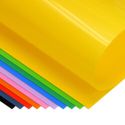PP Plastic Sheets 53x75 cm. 200 micron