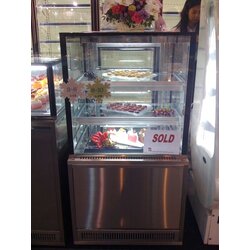 ตู้โชว์เค้กสแตนเลส สี่เหลี่ยม รุ่น 70ซม.