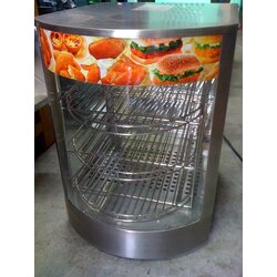 ตู้โชว์อุ่นขนม สแตนเลส ขนาดเล็ก