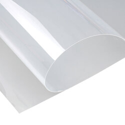 Transparent PP Plastic Sheets 53x75 cm. 400 micron