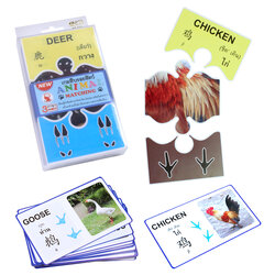 เกมจิ๊กซอว์ 3 ภาษา ชุดสืบรอยสัตว์ ET-534