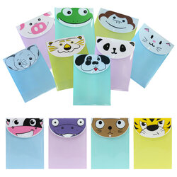 Snap Button Plastic Envelopes A4 with Additional Pocket and Printed Flap