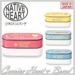 [NATIVE HEART] Oval slim Bento Box - เบนโตะญี่ปุ่นทรงรี สีพาลเทล