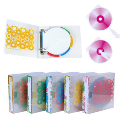 แฟ้มห่วงใส่ CD พร้อมอินเด็กซ์ 5 หยัก CD-523