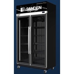 ตู้แช่เครืองดื่ม 2 ประตู Sanden intercool YEM-1105P ขนาด 800ลิตร