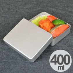 Japanese Aluminum lunch box Square type 400 ml - กล่องเบนโตะญี่ปุ่นอลูมิเนียม