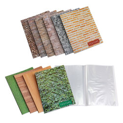 แฟ้มแคตตาล็อก A4 20 ช่อง ปกลาย Texture