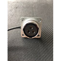 คอนเนคเตอร์ต่อสายไฟ WF20 3pole #2.5sqmm 25A, box mounting IP67 WF20K3ZZ female poles