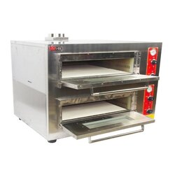 Sunshine เตาอบแก๊สควมคุมด้วยไฟฟ้า 2 ชั้น 2ถาด เตาอบพิซซ่า มีหินรองพิชช่า ขนาด 1000x830x850mm