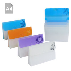 Slide Pocket File Folder A4 Front Cover Printed