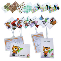 Luggage Name Tags with Straps