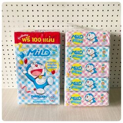 กระดาษทิชชู่ Mild 150 แผ่น (1*5ห่อ)