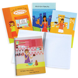 สมุดเขียน B5 ปกพลาสติก ลาย Relax