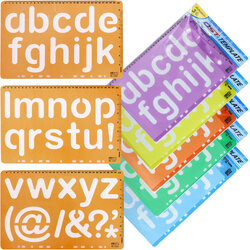 3 inch Letter a-z and Symbol Template Rulers