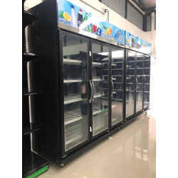 ตู้แช่เครืองดื่ม 3 ประตู Siam Intercool รุ่นใหม่สีดำ ตะแกรงขาว 1200 ลิคร 42.3 คิว ประกัน 5 ปี