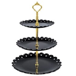 ชั้นวางคัพเค้กพลาสติก