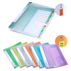 สมุดใส่บัตร 3 ห่วง A4 พร้อมซองใส่บัตรและอินเด็กซ์