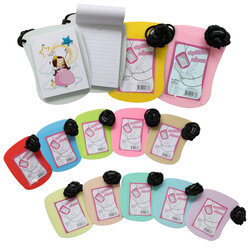 สมุดเขียน มินิโน้ต พร้อมป้ายคล้องคอ 7.5x10 ซม.