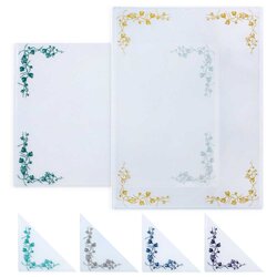 Certification Holder A4 Frame Printed Ivy Pattern