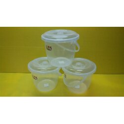 ถังน้ำ 1 กล.พร้อมฝา ใสขาว (SN)