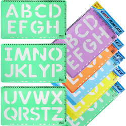 3 inch Letter A-Z Template Rulers