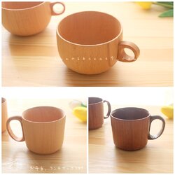 Japanese Wood Cup - แก้วไม้ ถ้วยไม้ญี่ปุ่น