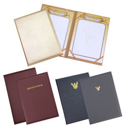 Speech Holders with Synthetic Leather Covers A4