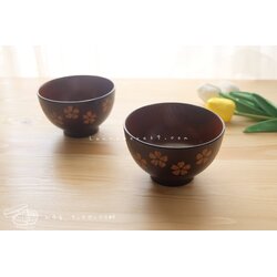 Japanese Sakura Wood Cup - ถ้วยไม้ญี่ปุ่น ลายซากุระ