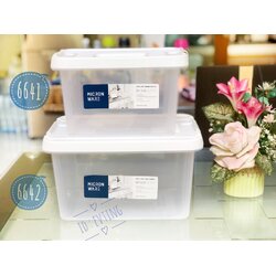 6641 กล่องหูหิ้ว No.6641(สีขาว,สีครีม) 26*18*15.5