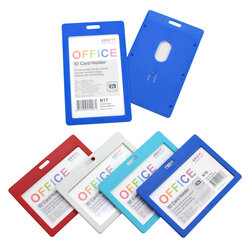 Dual Badge Holder Assorted Colors