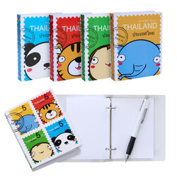 สมุดเขียนบันทึก 2 ห่วง ปกพลาสติก ลายMy Story แสตมป์